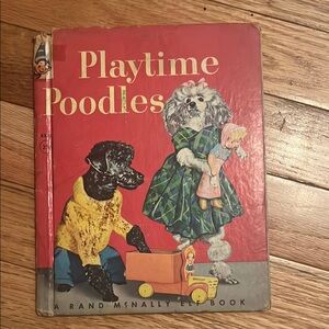 Vintage Playtime Poodles Children's Book